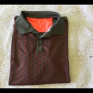 🟢ANTIQUA Men’s Golf Shirt Size Large